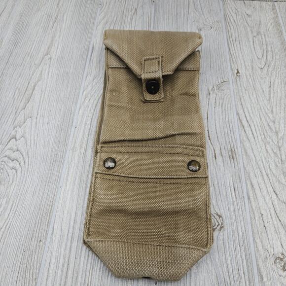 Vintage Danish Military Ammo Universal Pouch marked HTK w/Crown 1951 - Picture 1 of 3